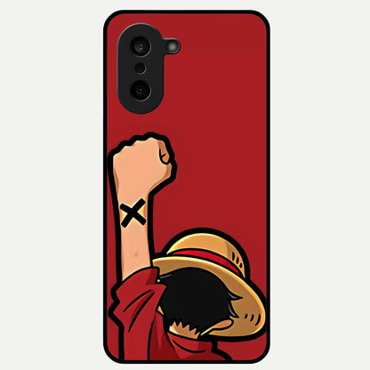  Luffy X Spirit Glass Case For Oneplus Nord CE5 back cover – full design glossy printed glass finish