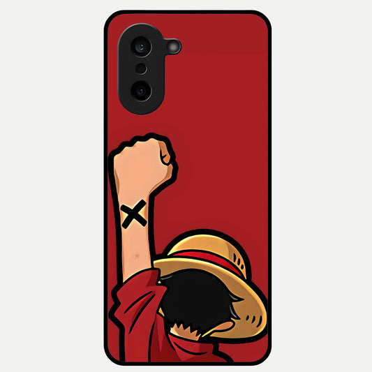  Luffy X Spirit Glass Case For Oneplus Nord CE5 back cover – full design glossy printed glass finish