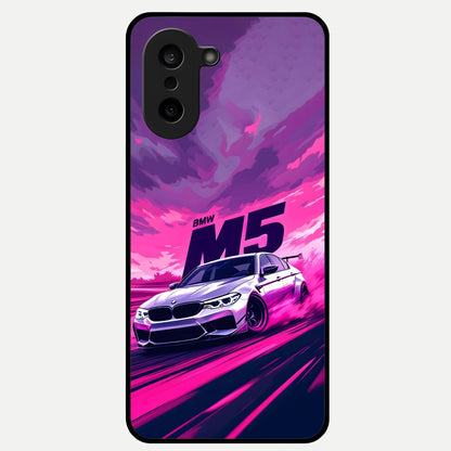  MS Neon Car Glass Case For Oneplus Nord CE5 back cover – full design glossy printed glass finish