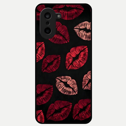  Midnight Kiss Love Glass Case For Oneplus Nord CE5 back cover – full design glossy printed glass finish