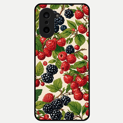  Mixed Berry Collage Glass Case For Oneplus Nord CE5 back cover – full design glossy printed glass finish