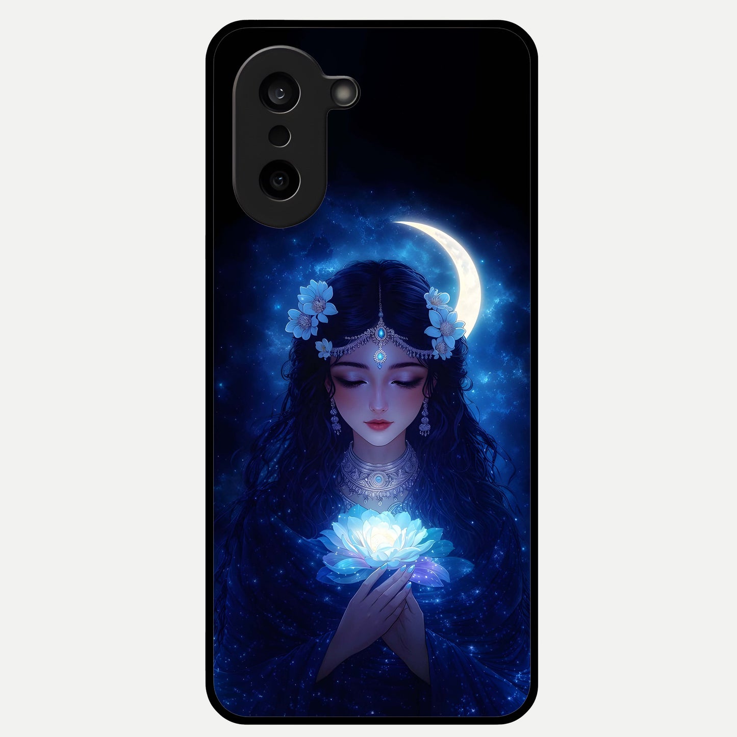  Mystic Moon Queen Glass Case For Oneplus Nord CE5 back cover – full design glossy printed glass finish