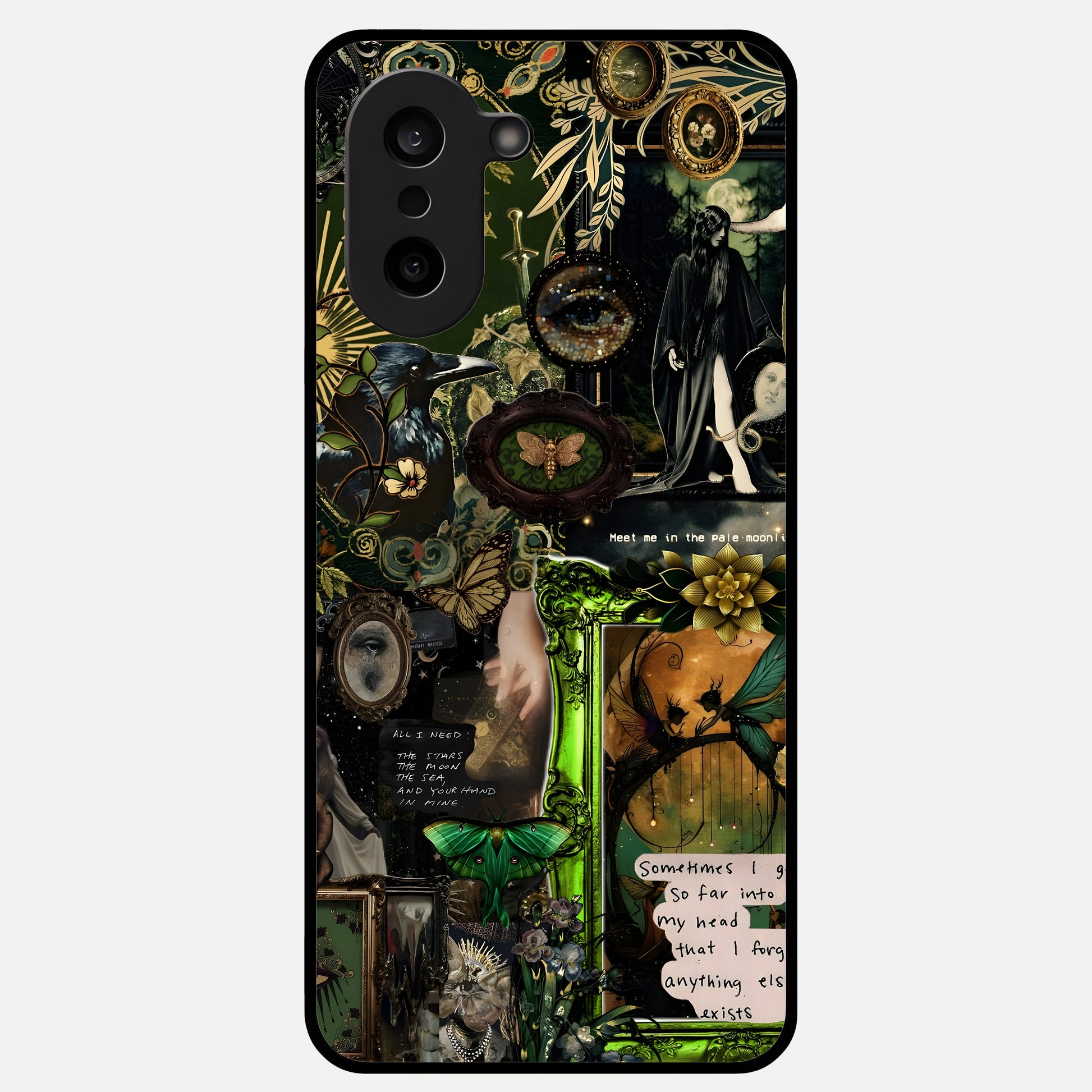  Mystic Woods Secret Glass Case For Oneplus Nord CE5 back cover – full design glossy printed glass finish