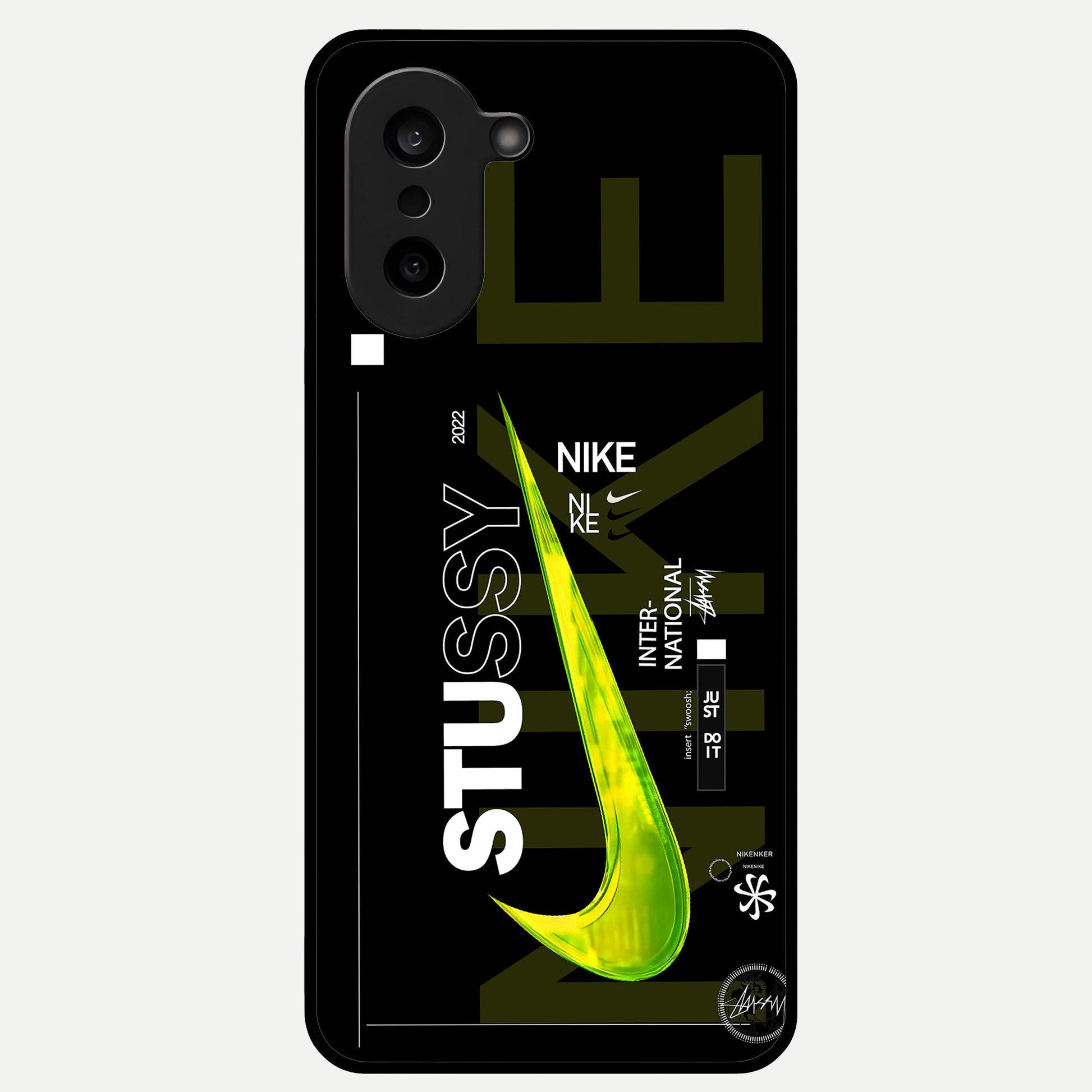  Neon Street Edition Glass Case For Oneplus Nord CE5 back cover – full design glossy printed glass finish