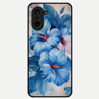 Ocean Hibiscus Grace Glass Case For Oneplus Nord CE5 back cover – full design glossy printed glass finish