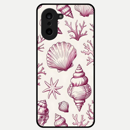  Pink Power Sparks Glass Case For Oneplus Nord CE5 back cover – full design glossy printed glass finish