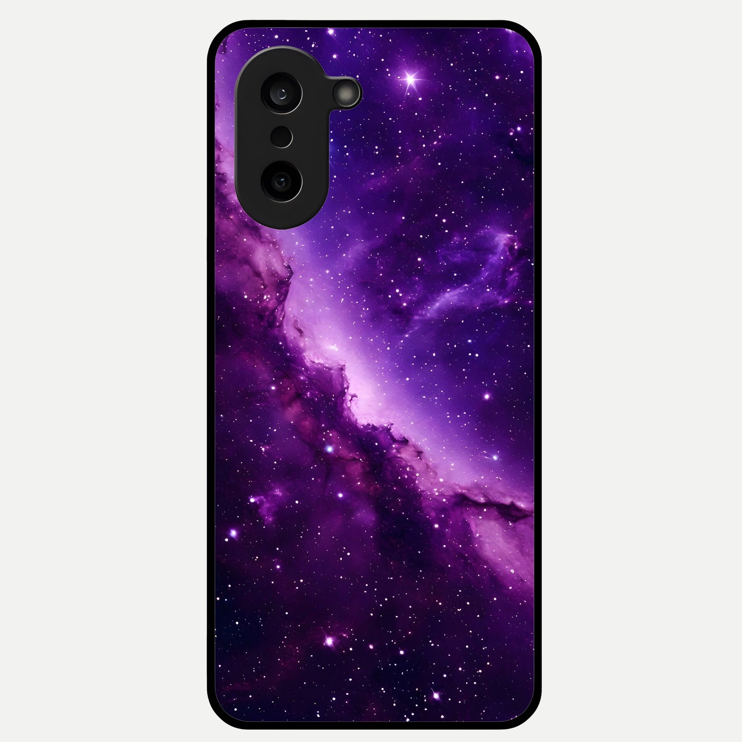  Purple Shade Sky Glass Case For Oneplus Nord CE5 back cover – full design glossy printed glass finish