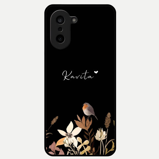  Quiet Garden Tune Custom Name Glass Case For Oneplus Nord CE5 back cover – full design glossy printed glass finish