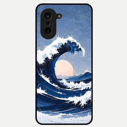  Rising Tide Power Glass Case For Oneplus Nord CE5 back cover – full design glossy printed glass finish