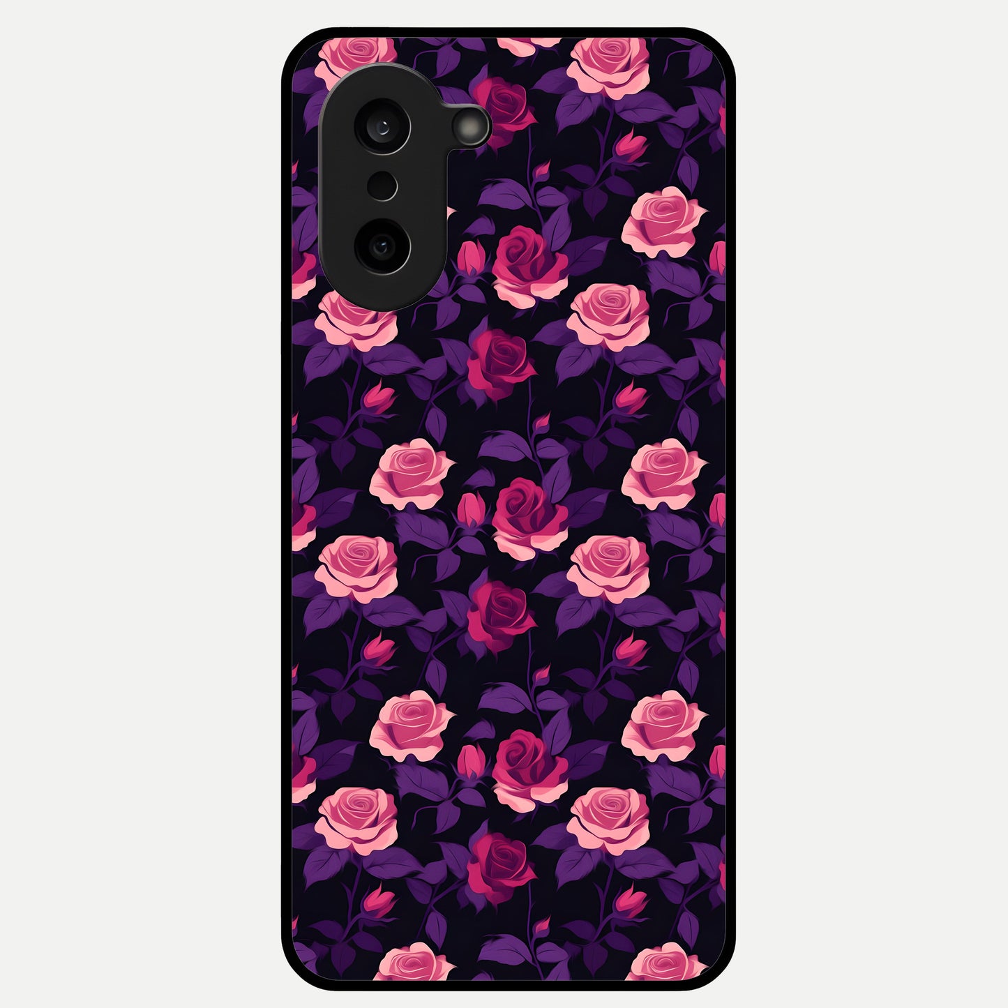  Rose Garden Twilight Glass Case For Oneplus Nord CE5 back cover – full design glossy printed glass finish