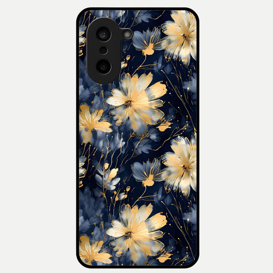  Royal Petal Dream Glass Case For Oneplus Nord CE5 back cover – full design glossy printed glass finish
