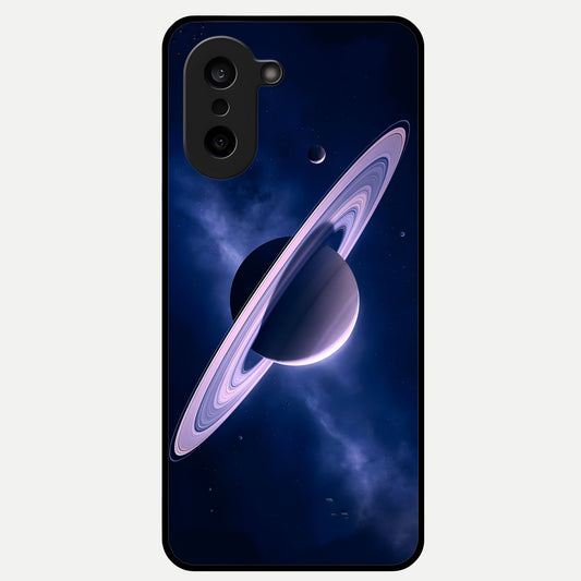 Saturn Ring Mystique Glass Case For Oneplus Nord CE5 back cover – full design glossy printed glass finish