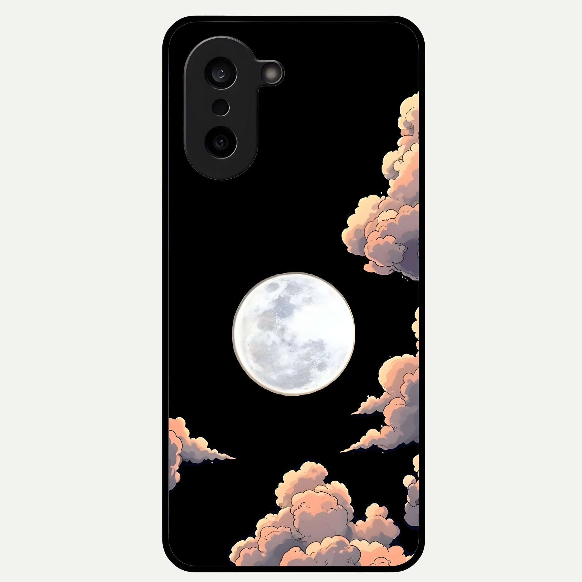  Shade Cloud Moon Glass Case For Oneplus Nord CE5 back cover – full design glossy printed glass finish