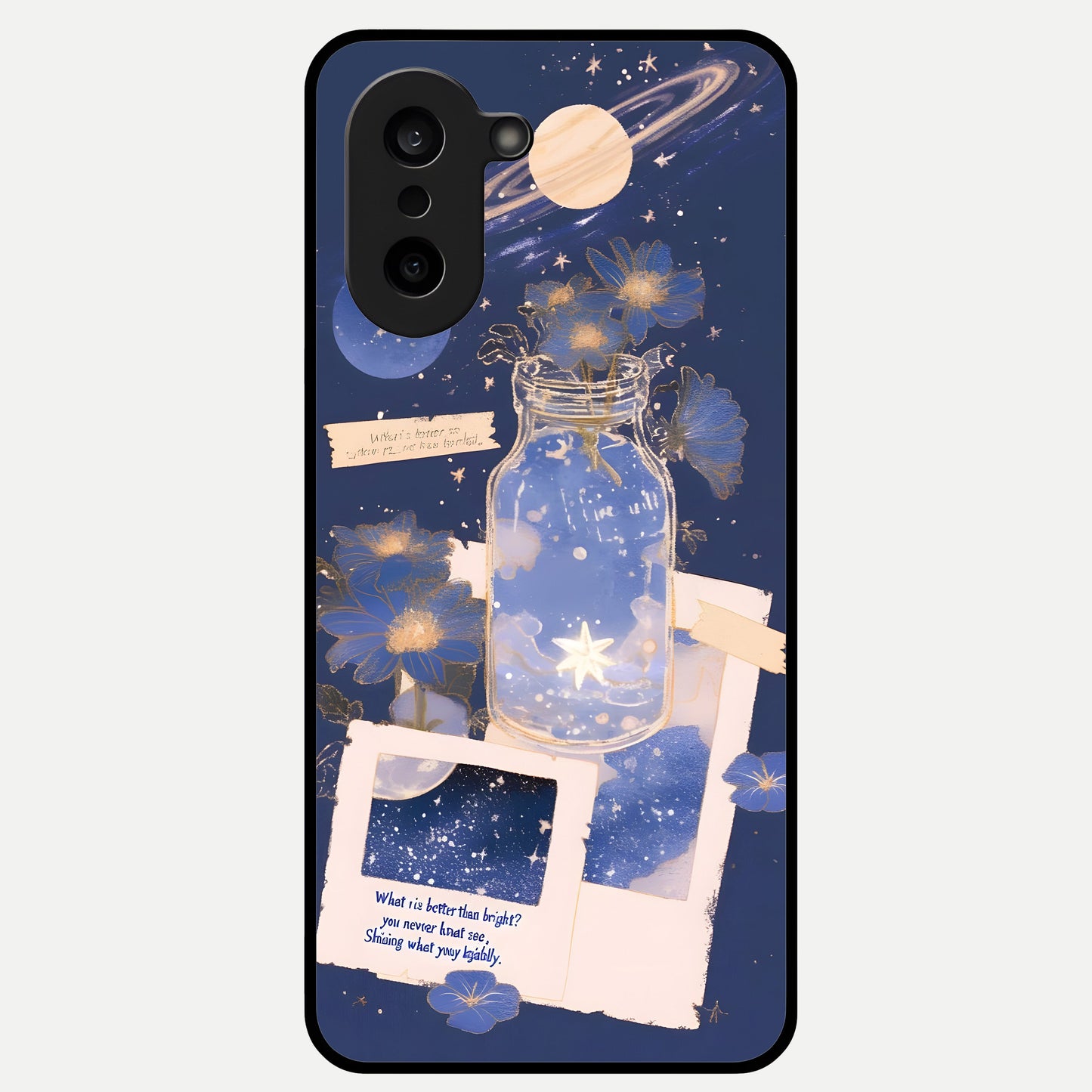  Starlit Cosmic Jar Glass Case For Oneplus Nord CE5 back cover – full design glossy printed glass finish