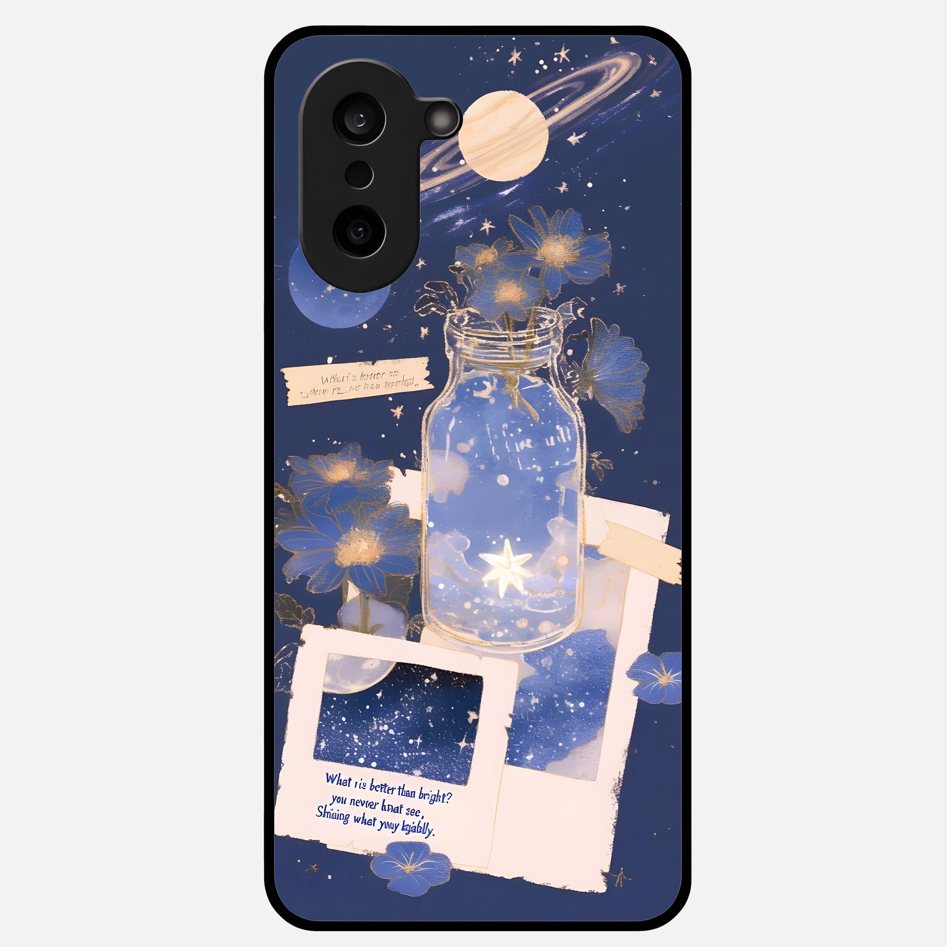  Starlit Cosmic Jar Glass Case For Oneplus Nord CE5 back cover – full design glossy printed glass finish