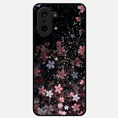  Starlit Flower Dreams Glass Case For Oneplus Nord CE5 back cover – full design glossy printed glass finish