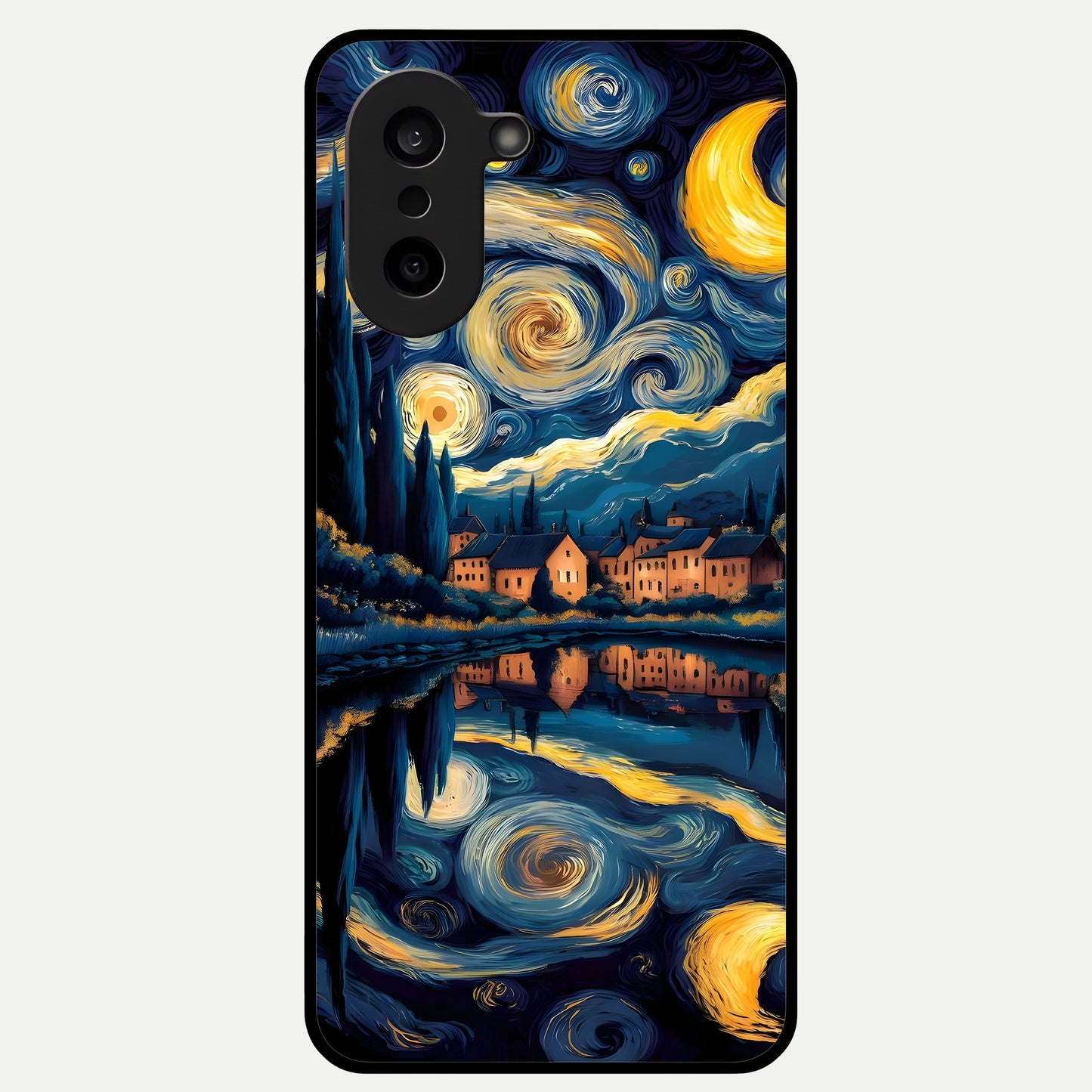  Starry Sky Serenity Glass Case For Oneplus Nord CE5 back cover – full design glossy printed glass finish