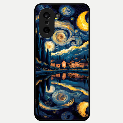  Starry Sky Serenity Glass Case For Oneplus Nord CE5 back cover – full design glossy printed glass finish