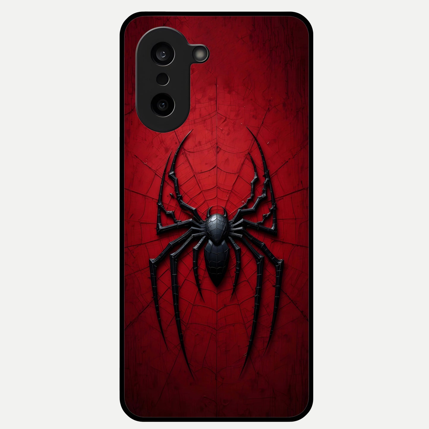  Superhero Web Emblem Glass Case For Oneplus Nord CE5 back cover – full design glossy printed glass finish