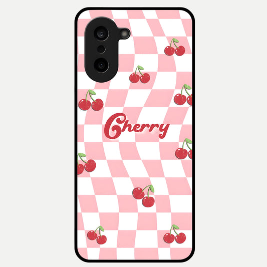  Sweet Cherry Vibes Glass Case For Oneplus Nord CE5 back cover – full design glossy printed glass finish