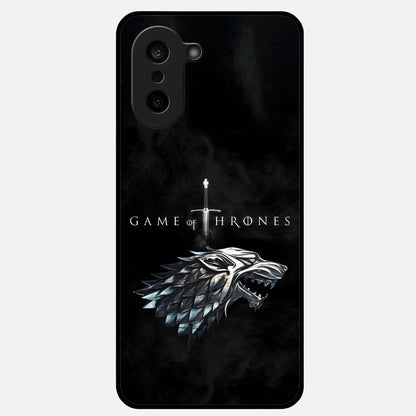  Throne Wolf Legacy Glass Case For Oneplus Nord CE5 back cover – full design glossy printed glass finish
