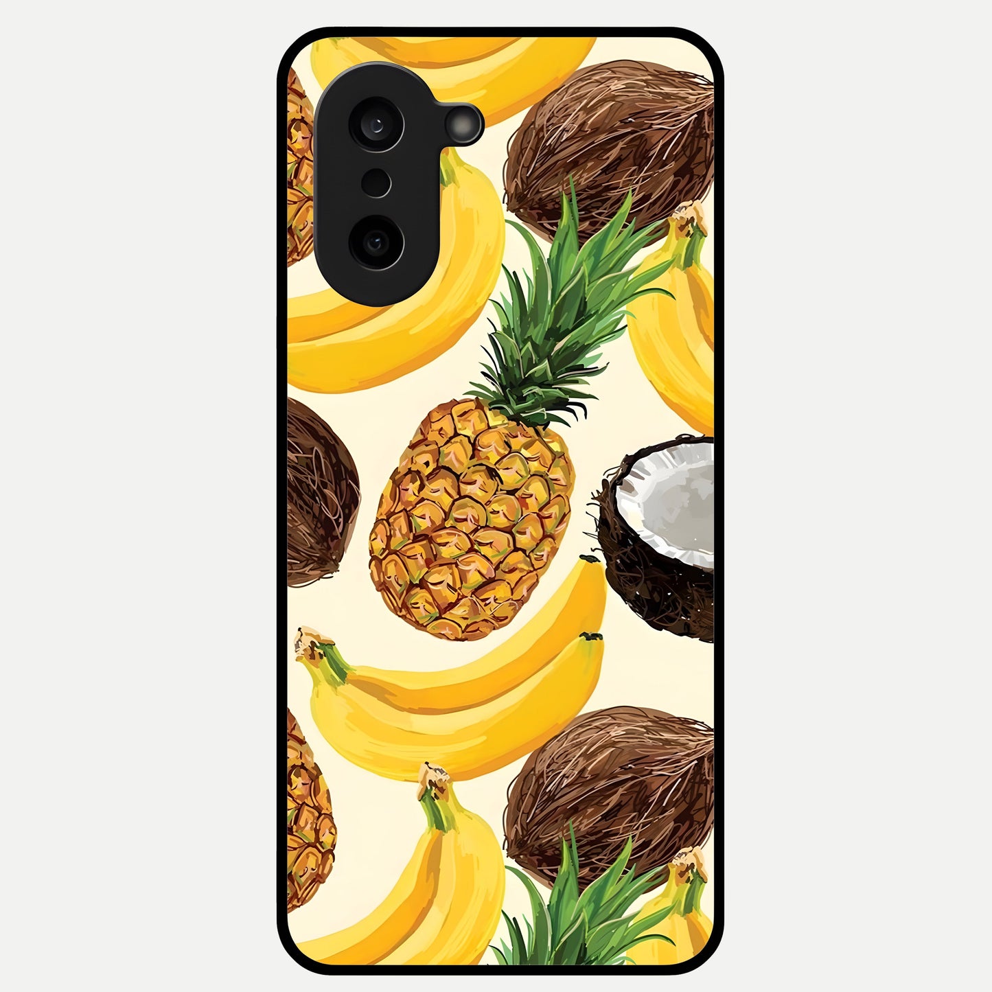  Tropical Fruit Mood Glass Case For Oneplus Nord CE5 back cover – full design glossy printed glass finish