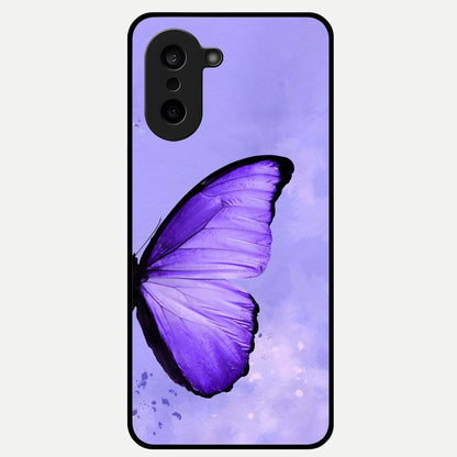  Violet Dream Wing Glass Case For Oneplus Nord CE5 back cover – full design glossy printed glass finish