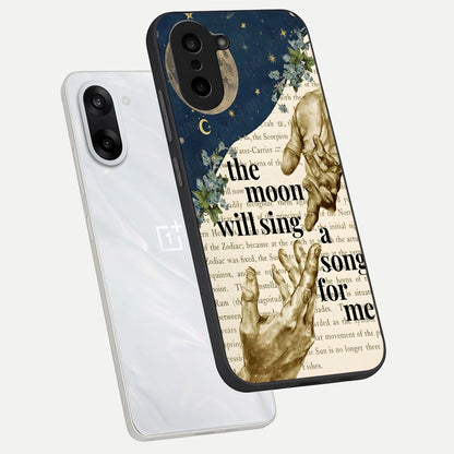  Aesthetic Divine phone case For Oneplus Nord CE5 showing premium glass back cover with detailed artwork