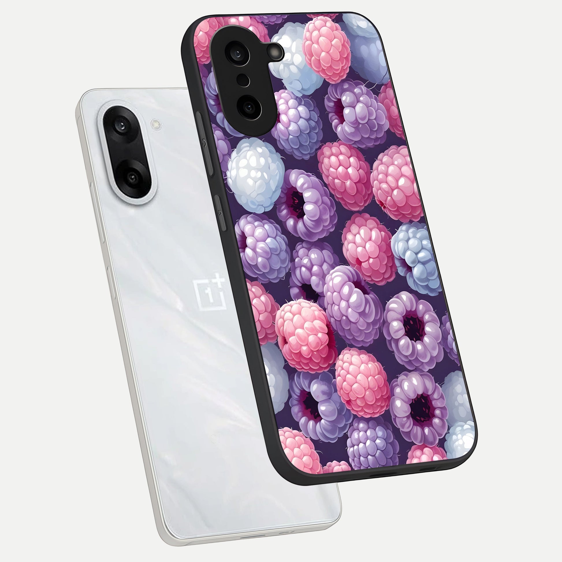  Berry Candy Pop phone case For Oneplus Nord CE5 showing premium glass back cover with detailed artwork