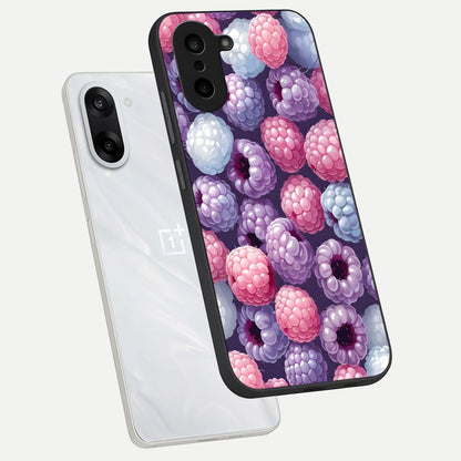  Berry Candy Pop phone case For Oneplus Nord CE5 showing premium glass back cover with detailed artwork