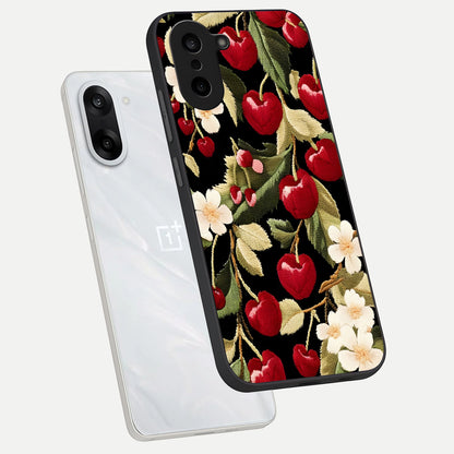  Blooming Spendor Bird phone case For Oneplus Nord CE5 showing premium glass back cover with detailed artwork