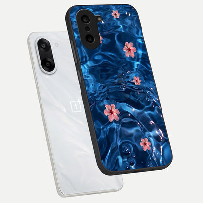  Bloom Thread Art phone case For Oneplus Nord CE5 showing premium glass back cover with detailed artwork