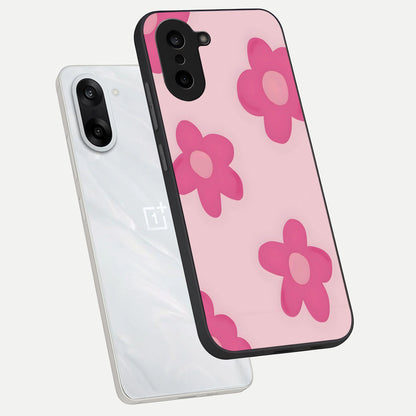  Candy Bloom Dreams phone case For Oneplus Nord CE5 showing premium glass back cover with detailed artwork