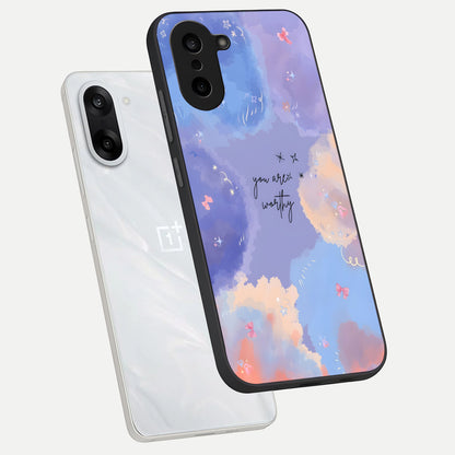  Celestial Cloud Magic phone case For Oneplus Nord CE5 showing premium glass back cover with detailed artwork