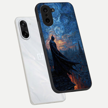  Dark Knight Dusk phone case For Oneplus Nord CE5 showing premium glass back cover with detailed artwork