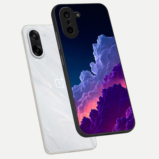  Dreamy Cloud Skies phone case For Oneplus Nord CE5 showing premium glass back cover with detailed artwork