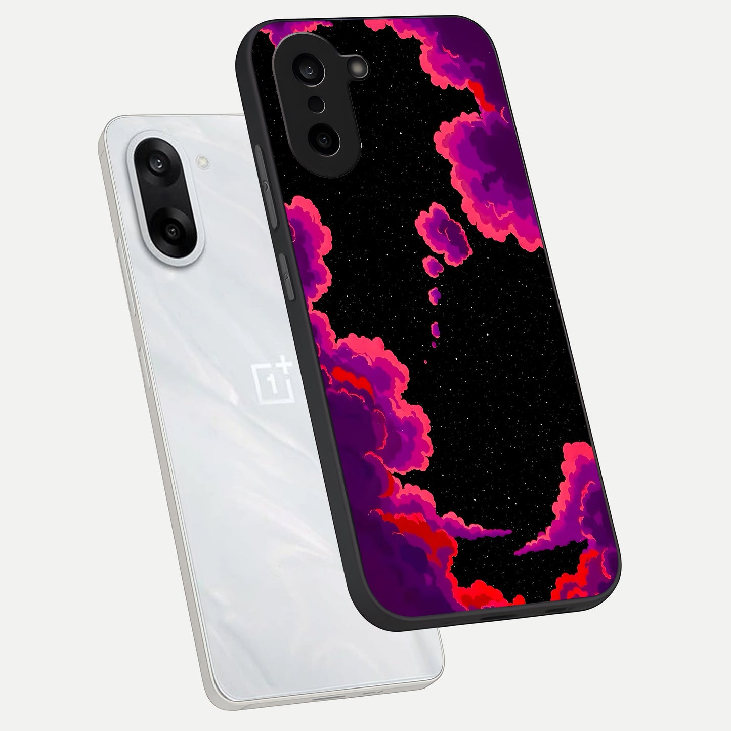  Galaxy Dream Frame phone case For Oneplus Nord CE5 showing premium glass back cover with detailed artwork