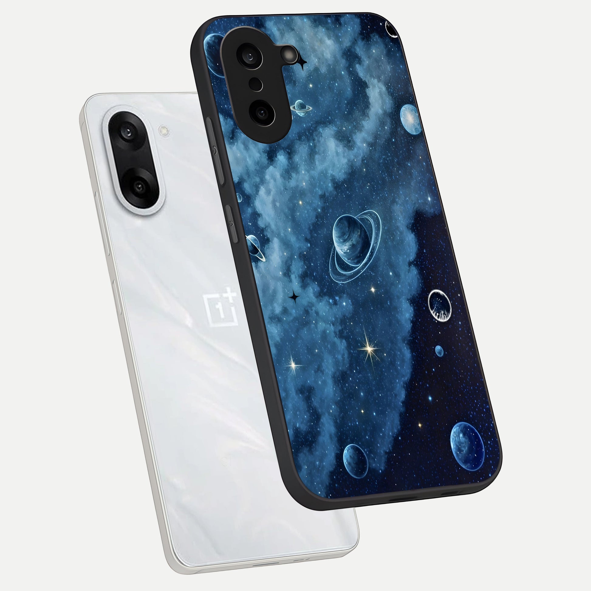  Galaxy Dream Space phone case For Oneplus Nord CE5 showing premium glass back cover with detailed artwork