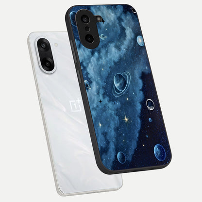  Galaxy Dream Space phone case For Oneplus Nord CE5 showing premium glass back cover with detailed artwork