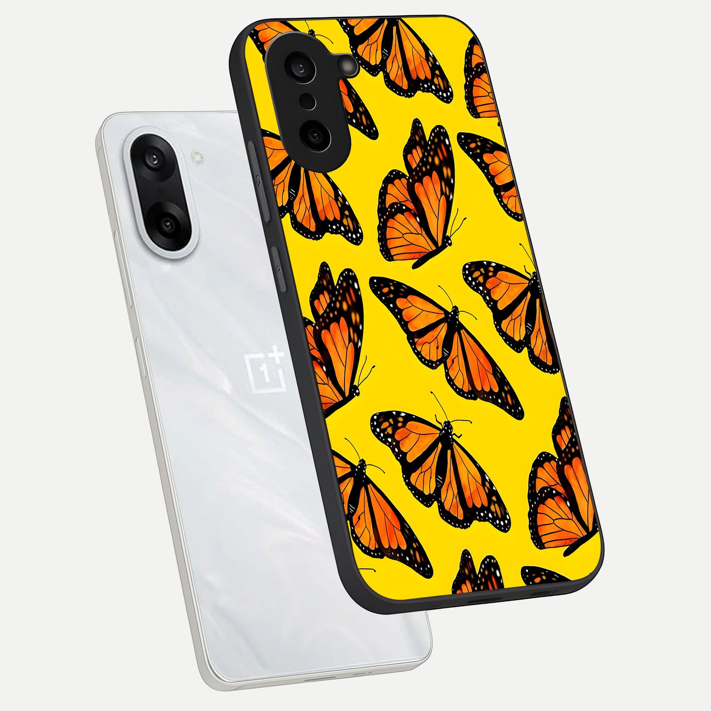  Golden Wing Flight phone case For Oneplus Nord CE5 showing premium glass back cover with detailed artwork