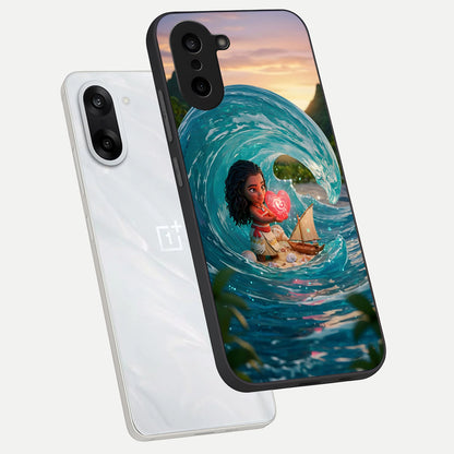  Heart of Ocean phone case For Oneplus Nord CE5 showing premium glass back cover with detailed artwork