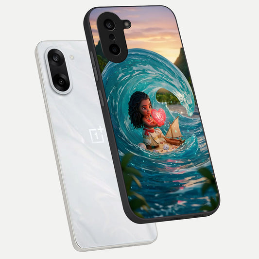  Heart of Ocean phone case For Oneplus Nord CE5 showing premium glass back cover with detailed artwork