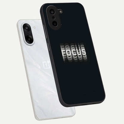  Mono Focus Vision phone case For Oneplus Nord CE5 showing premium glass back cover with detailed artwork