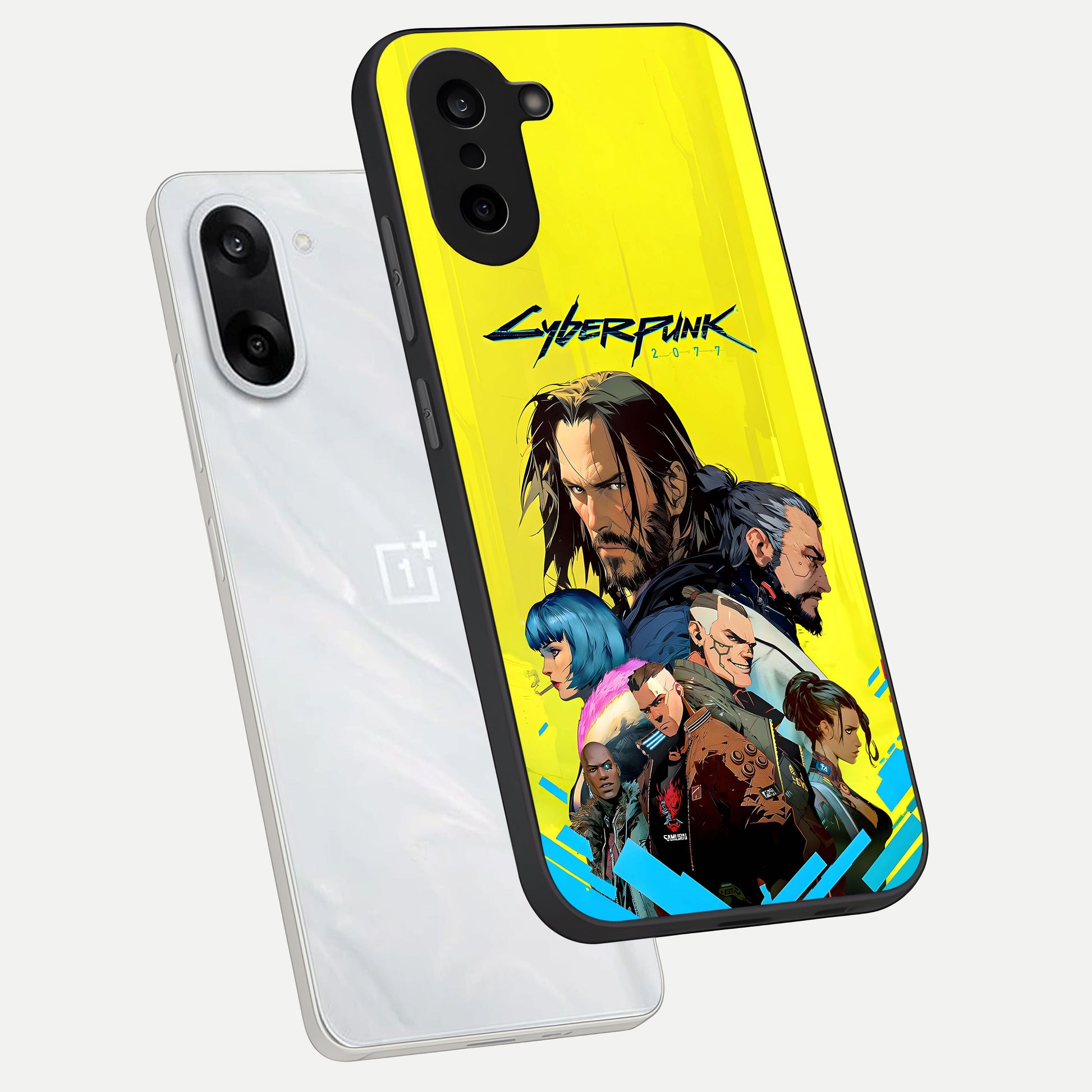  Neon Rebel Genesis phone case For Oneplus Nord CE5 showing premium glass back cover with detailed artwork
