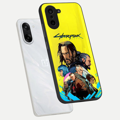  Neon Rebel Genesis phone case For Oneplus Nord CE5 showing premium glass back cover with detailed artwork