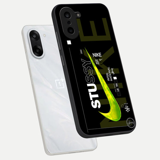  Neon Street Edition phone case For Oneplus Nord CE5 showing premium glass back cover with detailed artwork