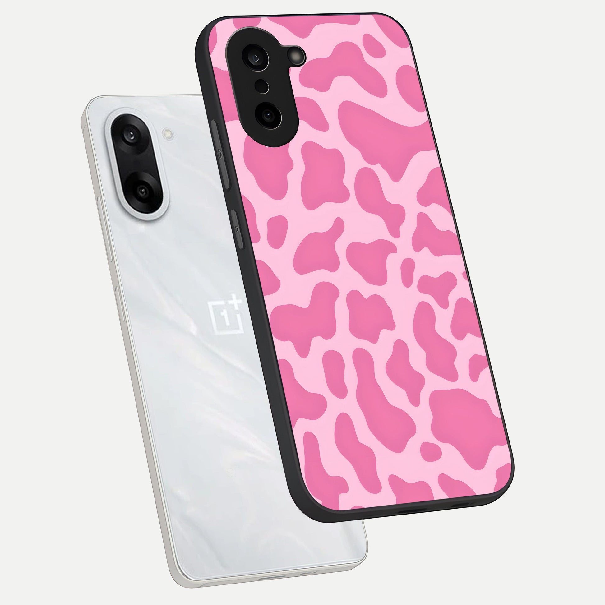  Pinkish Scenery phone case For Oneplus Nord CE5 showing premium glass back cover with detailed artwork