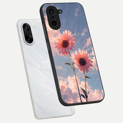  Sun Moon Balance phone case For Oneplus Nord CE5 showing premium glass back cover with detailed artwork