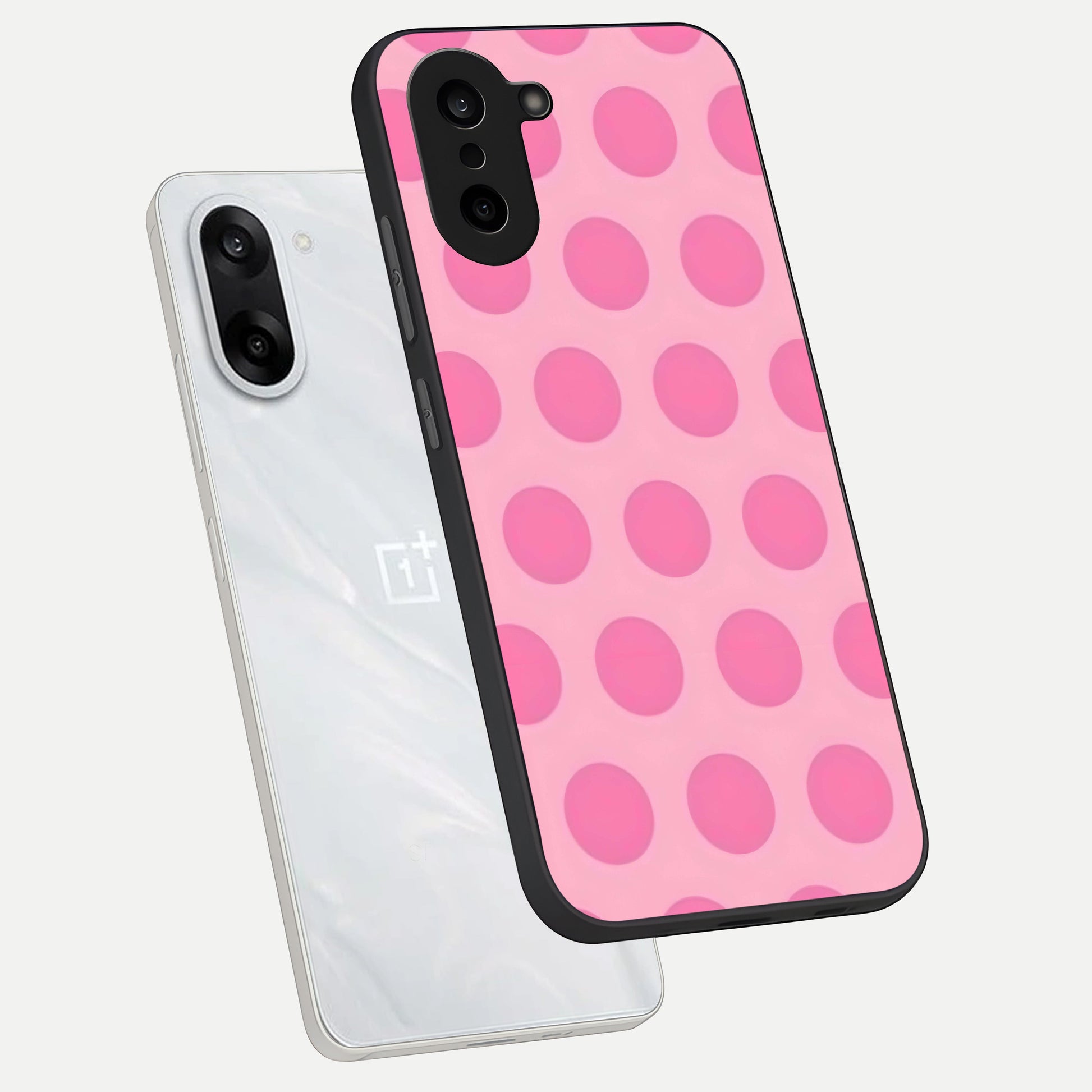  Sweet Dot Dreams phone case For Oneplus Nord CE5 showing premium glass back cover with detailed artwork