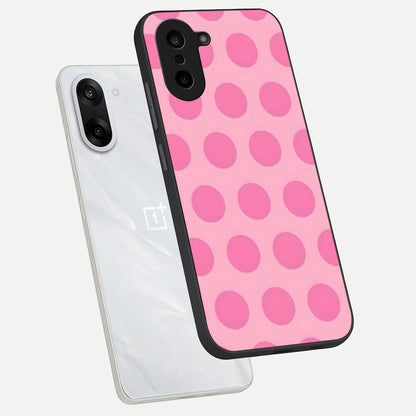 Sweet Dot Dreams phone case For Oneplus Nord CE5 showing premium glass back cover with detailed artwork